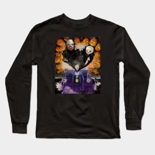 Over Halloween - Earbud Theater Long Sleeve T-Shirt